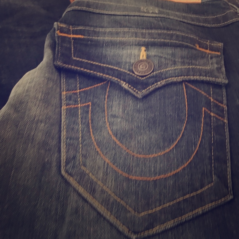 Gently used True Religion Jeans 34 inseam
